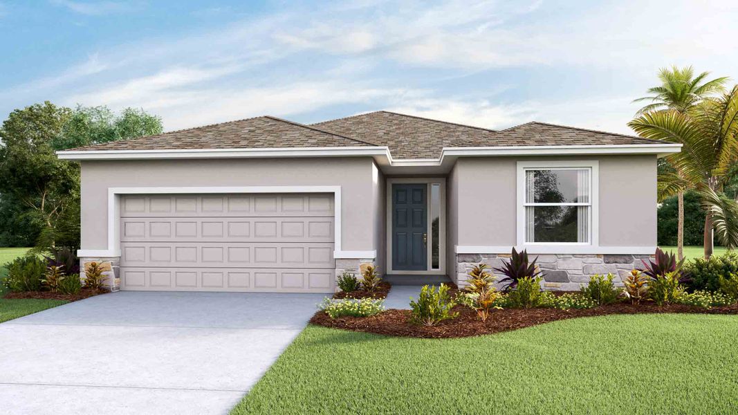 New construction Single-Family house Lantana, Broad River Avenue, Land O' Lakes, FL 34638 - photo