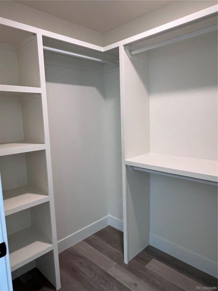 WALK IN BUILT IN CLOSET