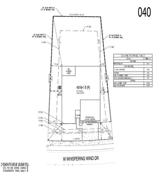 Plot Plan