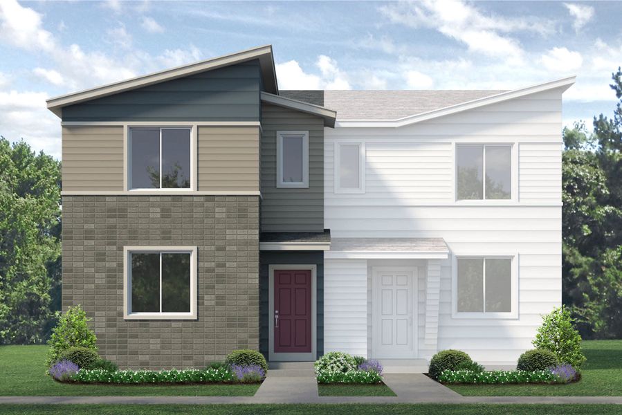 Elevation A - Acadia - Pintail Commons at Johnstown Village by Landsea Homes