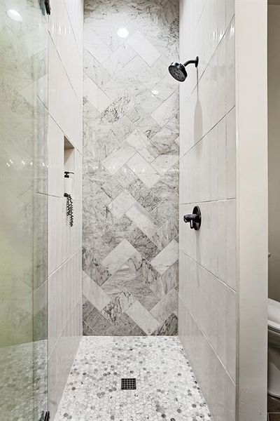 Master walk-in shower.