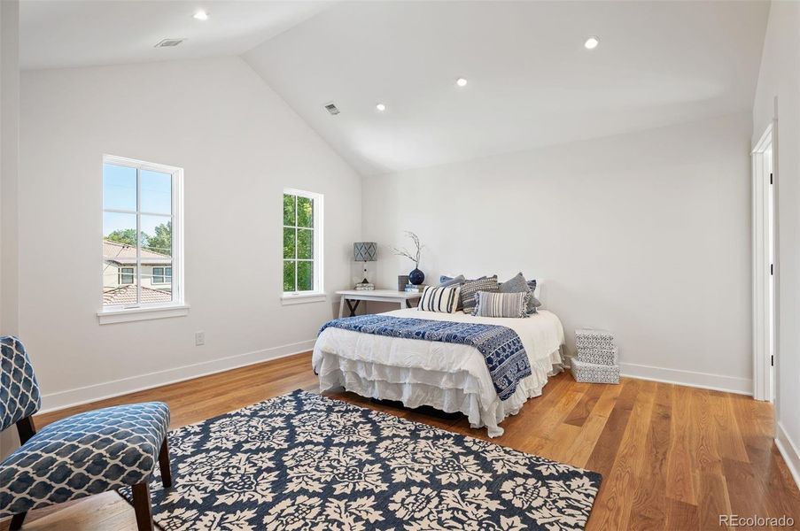 Upper Level Ensuite Bedroom #3 with Walk-in Closet