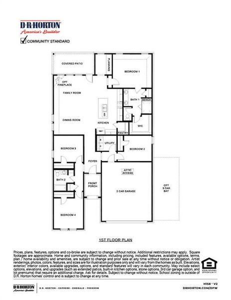New construction Single-Family house 4000 Fitzgerald Avenue, Celina, TX 75009 H158 Canyon- photo