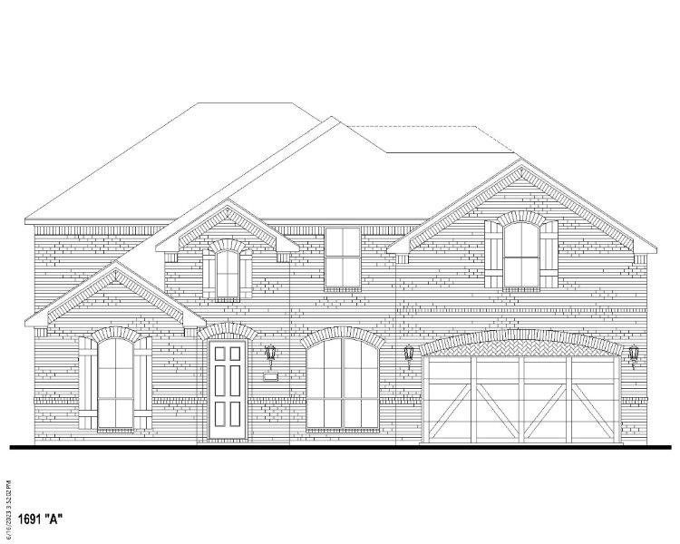 New construction Single-Family house Plan 1691, 1422 Fieldstone Drive, Midlothian, TX 76065 - photo
