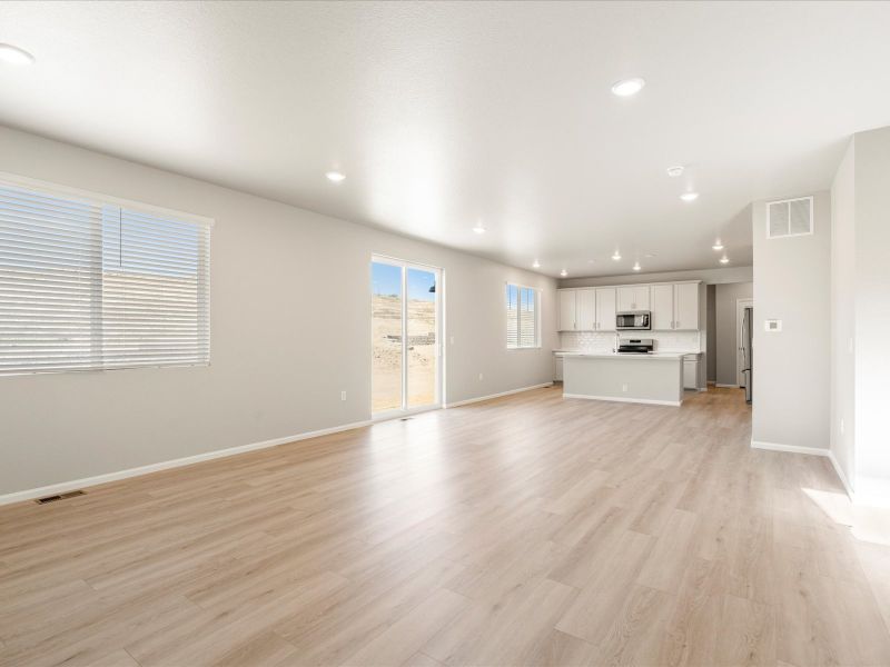 The Berthoud floorplan interior image taken at a Meritage Homes community in Northern, Colorado.