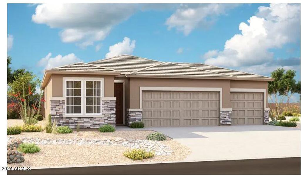 New construction Single-Family house 2079 E Brooklyn Drive, Casa Grande, AZ 85122 Larimar- photo