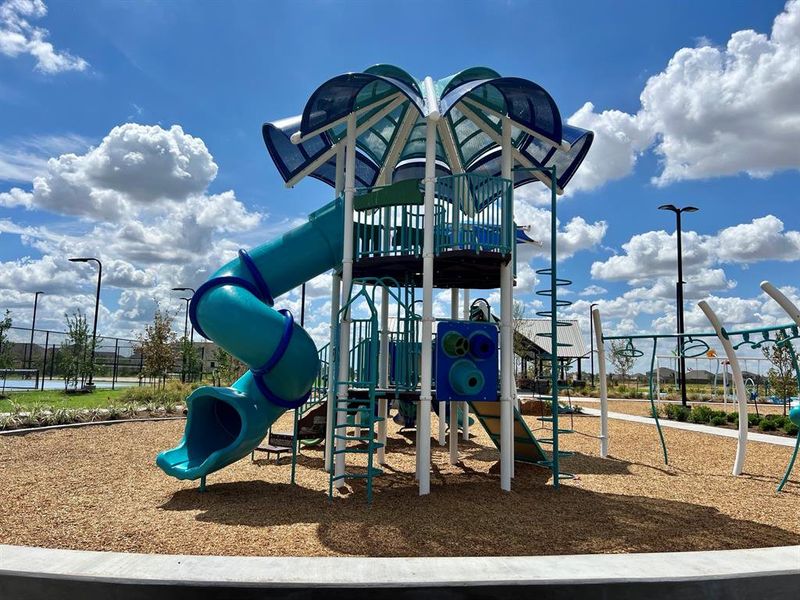 Enjoy the convenience of having an inviting playground right where you live.