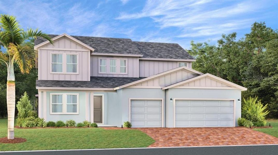 New construction Single-Family house 3162 Country Side Drive, Apopka, FL 32712 Summerlin- photo