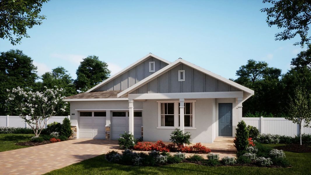 Sabal Vernacular Elevation | Harrell Oaks in Orlando, FL by Landsea Homes