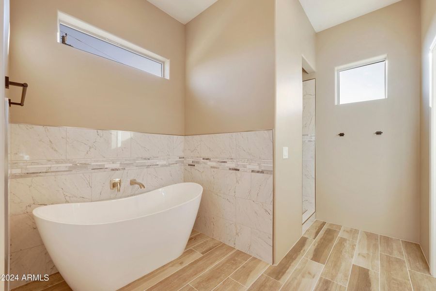 Master bath tub