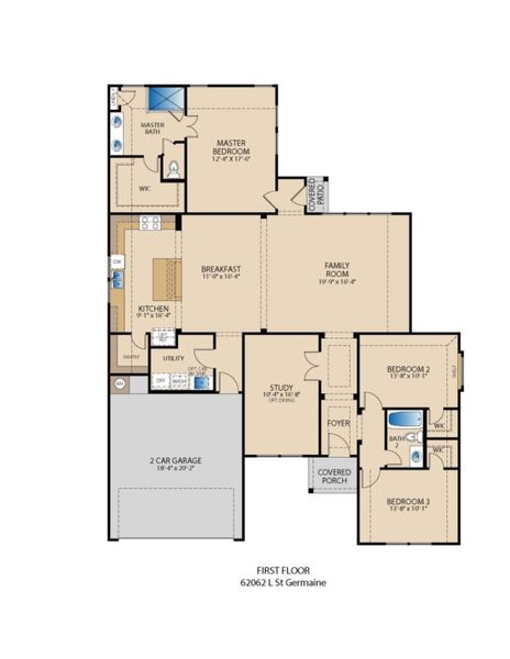 St. Germaine Floor Plan