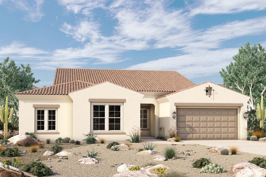 New construction Single-Family house The Sutherland, 19986 West El Nido Lane, Litchfield Park, AZ 85340 - photo