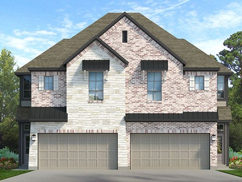 New construction Single-Family house Haven – Villas Collection, 5314 Majestic Court, Manvel, TX 77578 - photo