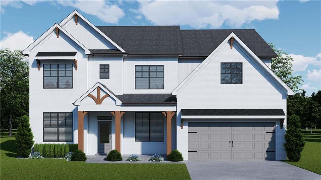 New construction Single-Family house 98 Winding Rose Drive, Hoschton, GA 30548 - photo