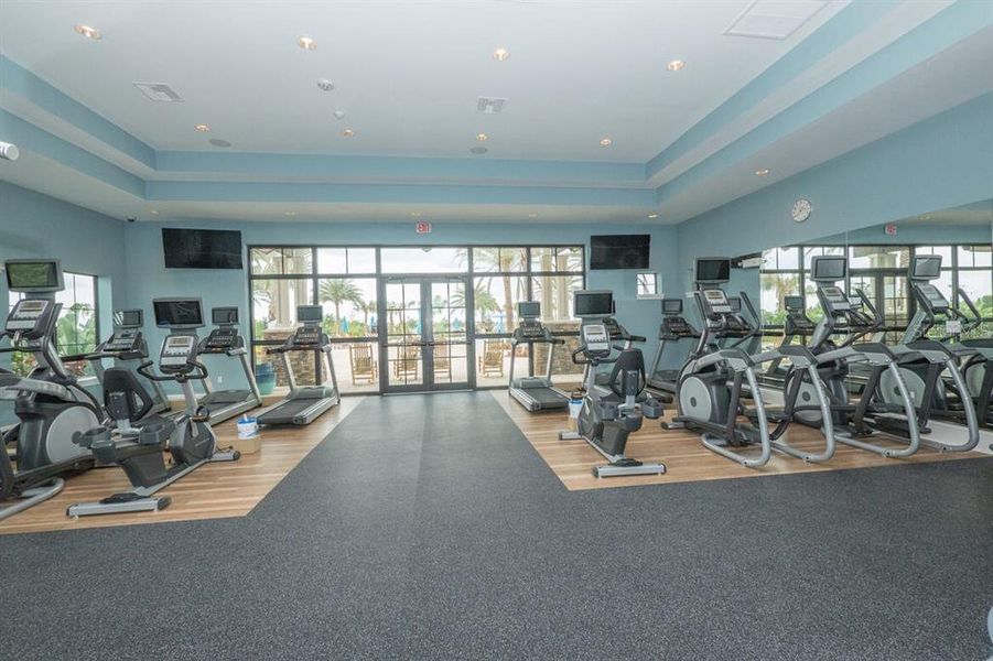 Retreat work out room