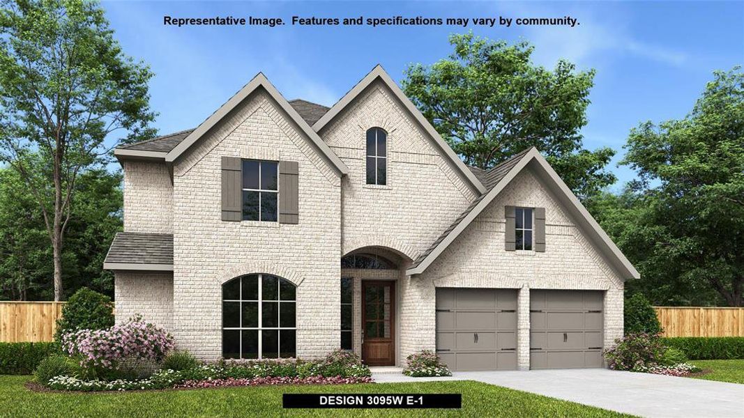 New construction Single-Family house 1407 Cowan Run, New Braunfels, TX 78132 Design 3095W- photo