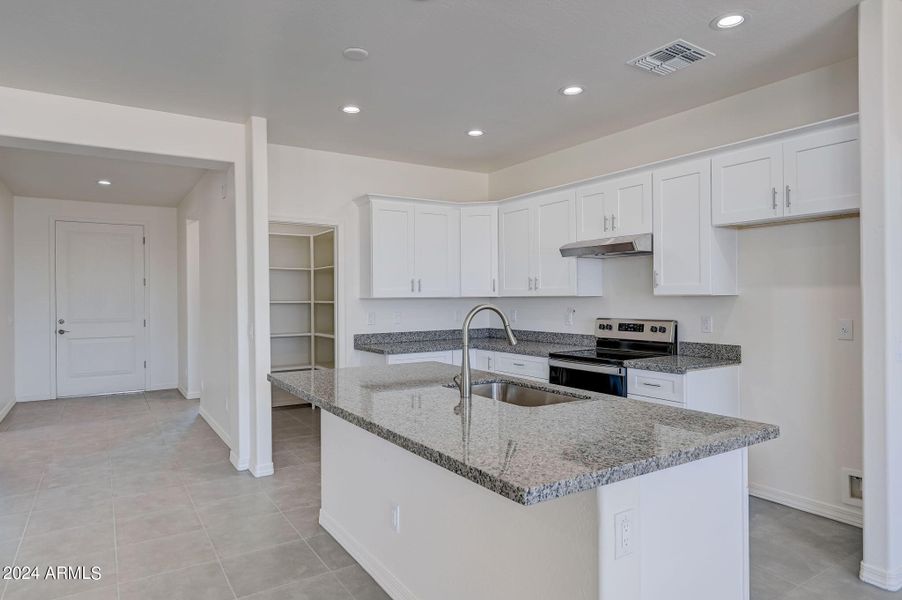 Elegant L-Shaped Kitchen