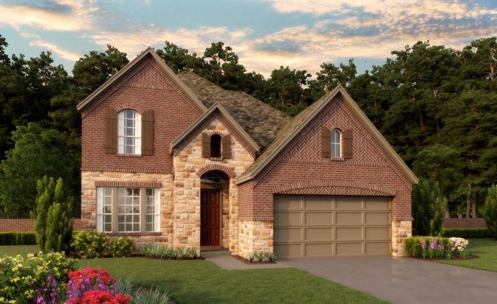 New construction Single-Family house 31603 Madrone Berry Court, Spring, TX 77386 Tyler Homeplan- photo
