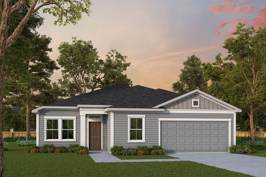New construction Single-Family house The Caverton Classic, 45 Rushing Drive, Saint Augustine, FL 32092 - photo