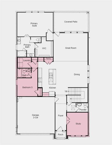 Structural options added include: Downstairs bedroom with bath and study.