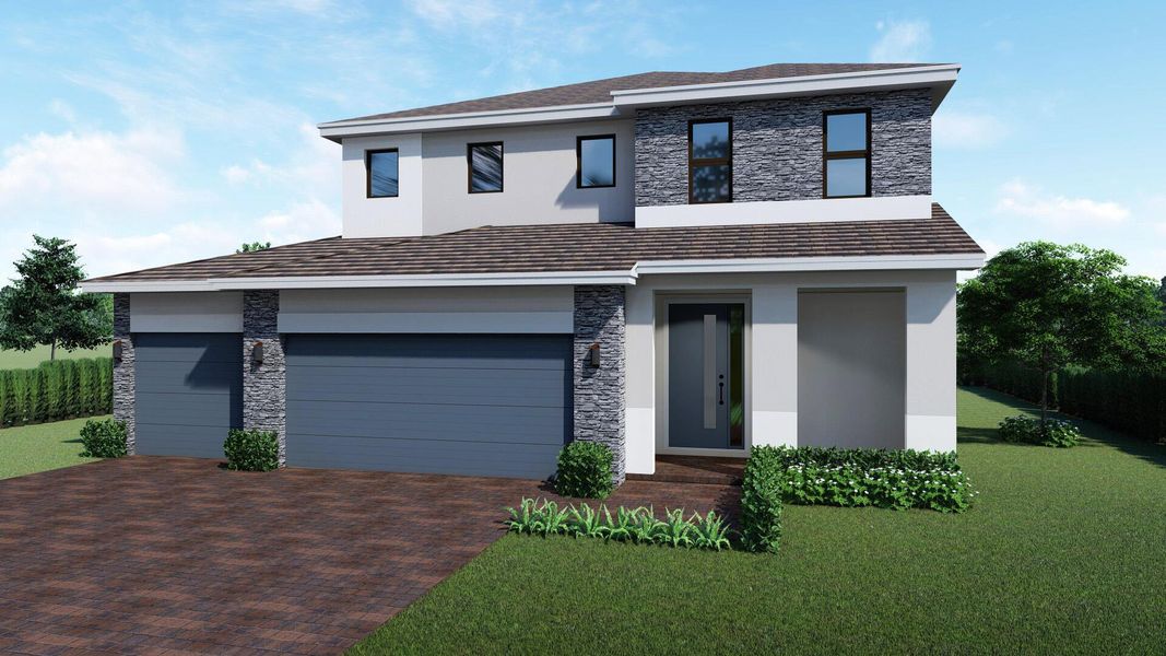New construction Single-Family house 1450 Sw Lago Circle, Palm City, FL 34990 Ponte Vedra- photo