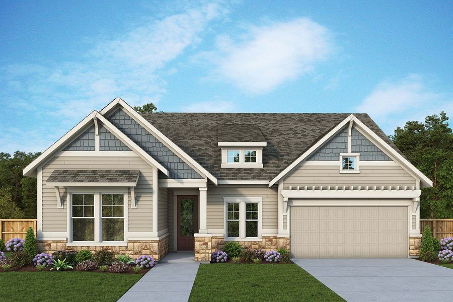 New construction Single-Family house The Henshaw, 6828 Bungalow Road, Flowery Branch, GA 30542 - photo