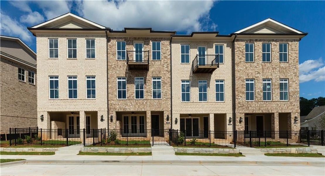 Welcome to Waterside! Exterior brick elevations, all unique. Previous building, not subject property