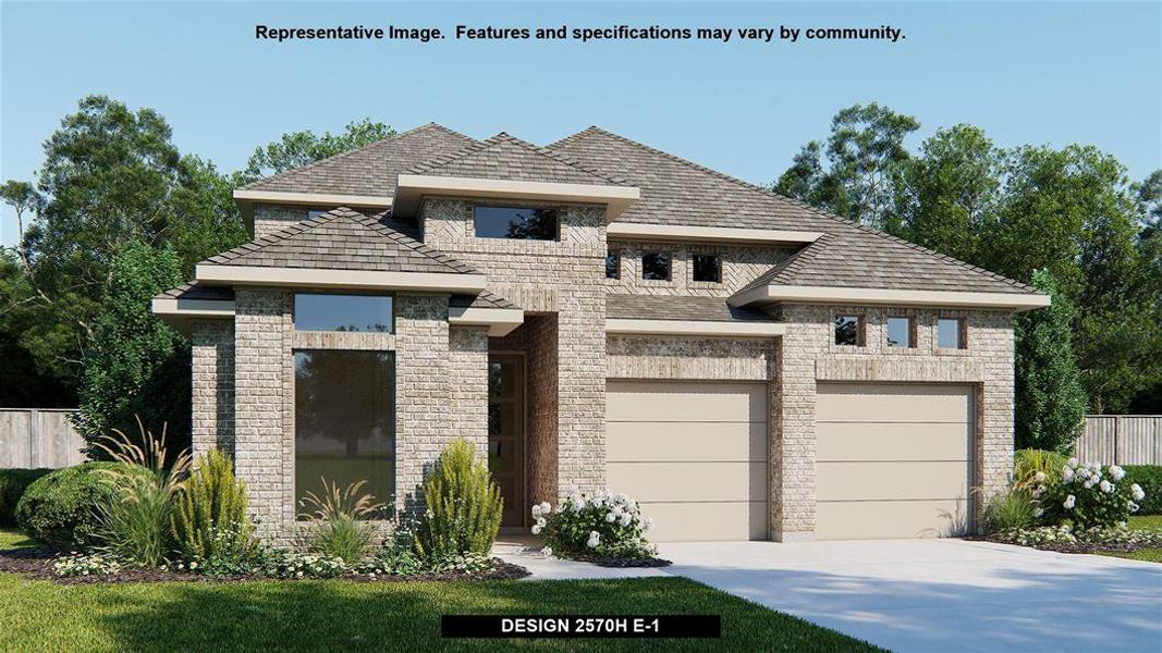 New construction Single-Family house Design 2570H, 2809 Pearl Barley, Seguin, TX 78155 - photo