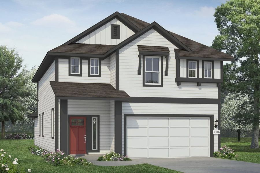 New construction Single-Family house Hymeadow 2446, 441 Delta Crescent, Maxwell, TX 78656 - photo