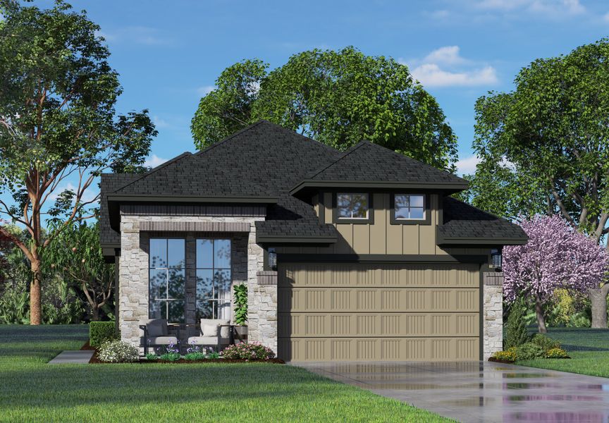 New construction Single-Family house Tanlay – Chateau, 21178 Garden Palm Drive, Cypress, TX 77433 - photo