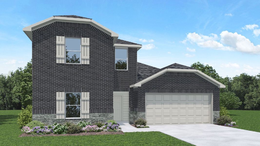 New construction Single-Family house Plan E40M, E Wally Wilkerson Parkway, Conroe, TX 77303 - photo