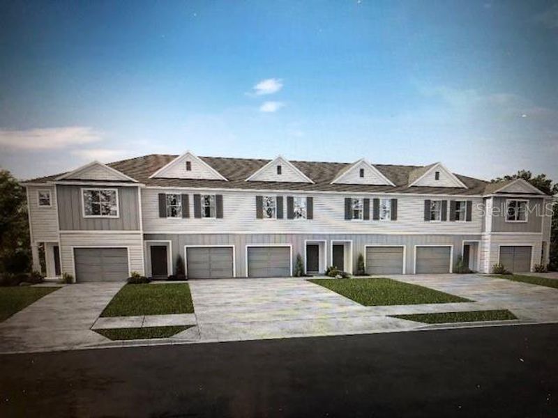 New construction Townhouse house 3645 Majestic Drive, Lakeland, FL 33811 The St. Augustine- photo