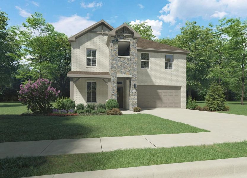 New construction Single-Family house Sapphire | Elevon - Gem Series | 45' Lots, 302 Hope Orchards Drive, Lavon, TX 75166 - photo