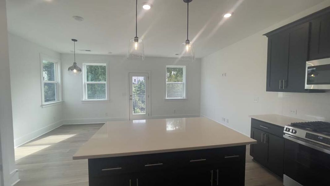 Kitchen featuring Industrial Collection Finishes