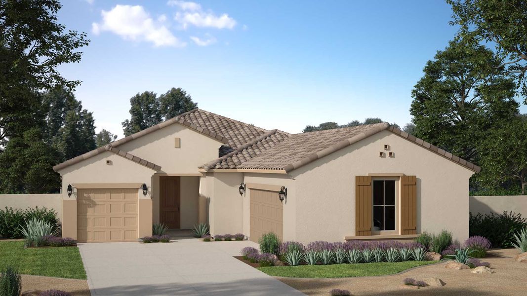 Spanish Elevation | Hualapai | Sunrise Peak Series | New homes in Surprise, AZ | Landsea Homes