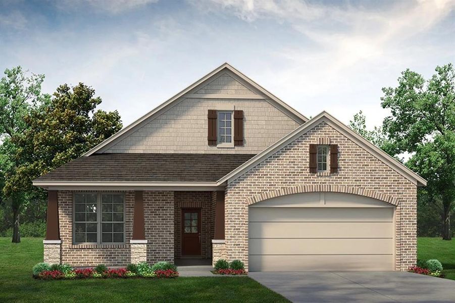 New construction Single-Family house 1319 Hickory Court, Weatherford, TX 76086 Cascade II- photo