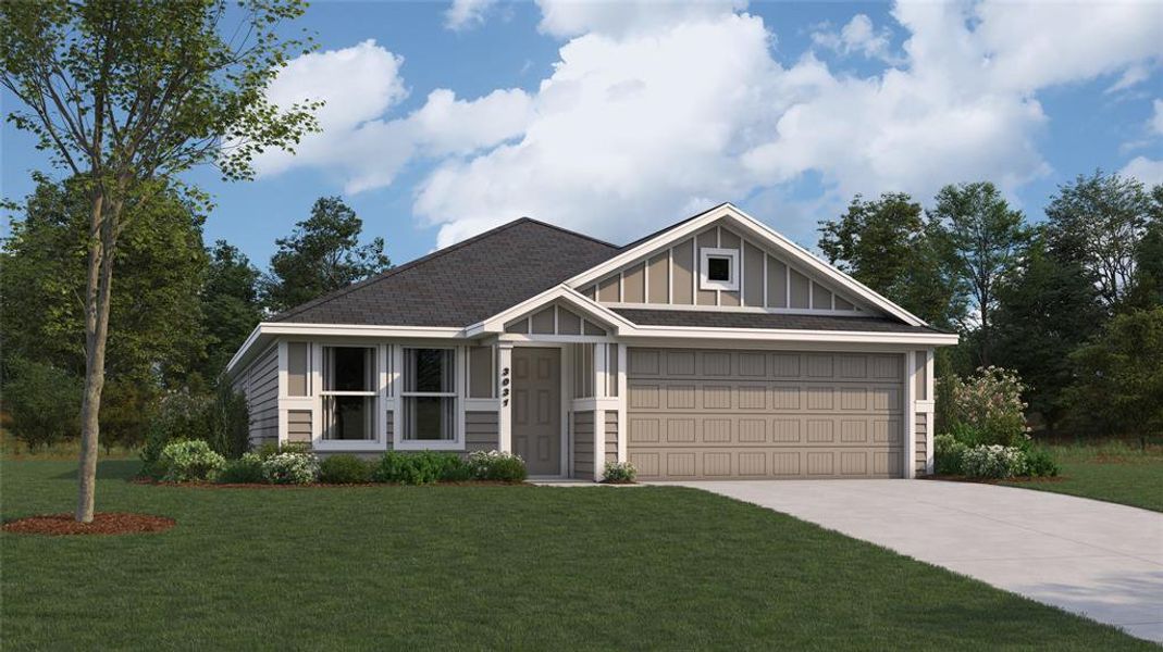 New construction Single-Family house 11858 Arkoma Drive, Justin, TX 76247 Agora III- photo