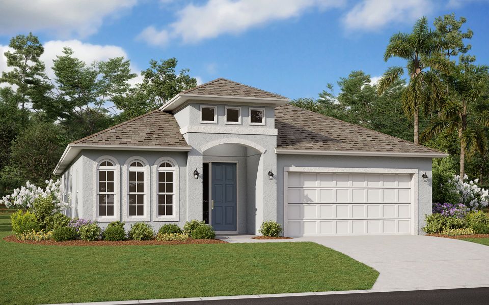New construction Single-Family house Poinciana Lake Front Series, 719 Griffon Avenue, Lake Alfred, FL 33850 - photo