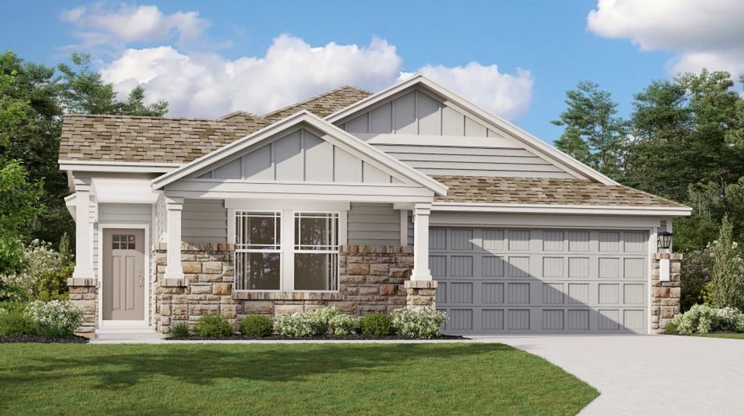 New construction Single-Family house 4212 Home Place Rd, Georgetown, TX 78628 Cardwell- photo