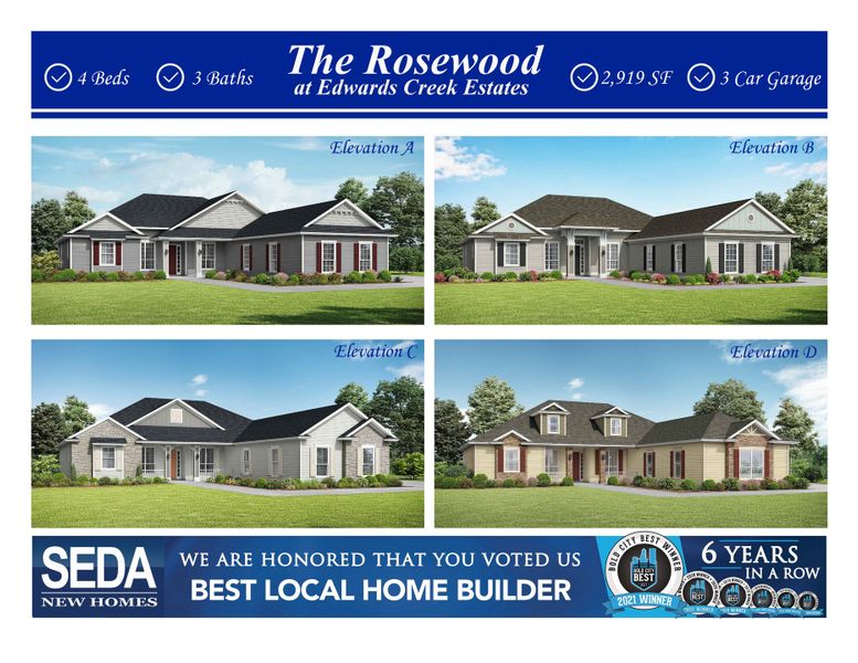 New construction Single-Family house Rosewood, 2439 Cabbage Hammock Road, St. Augustine South, FL 32092 - photo