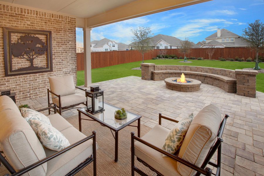 The Tiana Outdoor Living Area