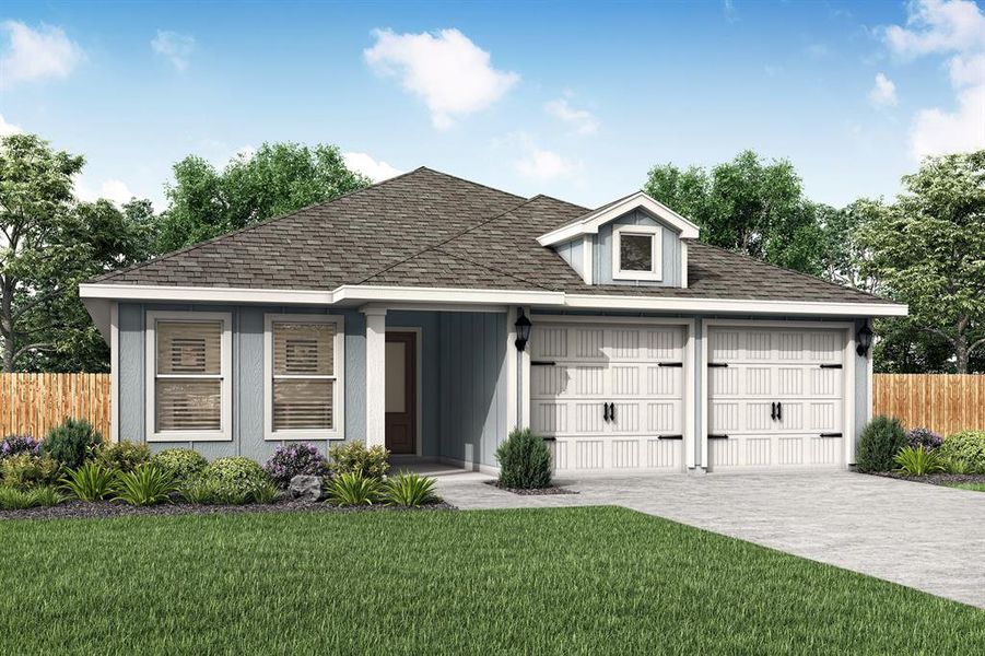 Example of Blanco to be built at 9960 Voyager Lane. Interior finishes may differ than shown in photos. Estimated construction completion September 2024.