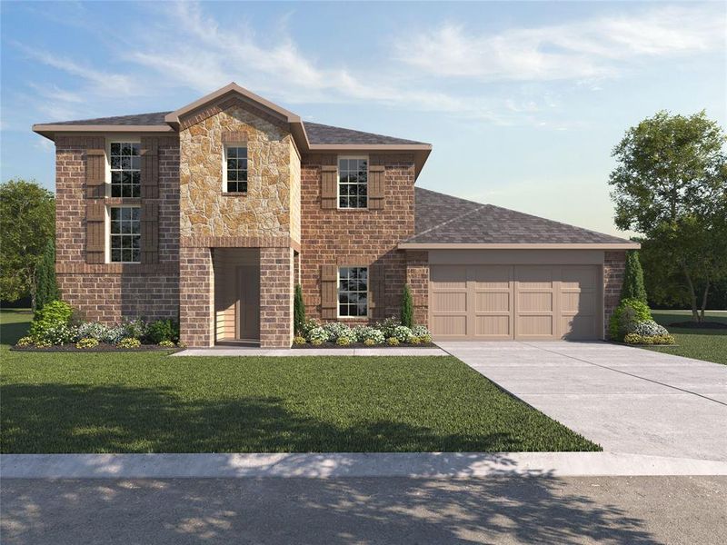 New construction Single-Family house 1221 Boulder Drive, Cedar Hill, TX 75104 LANCASTER- photo