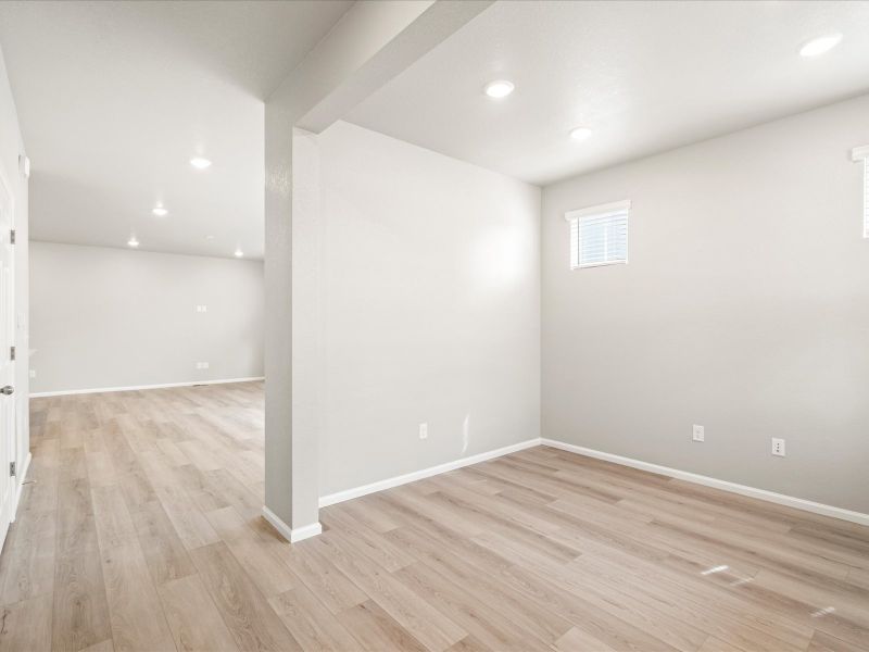 The Vail floorplan interior image taken at a Meritage Homes community in Northern Colorado.