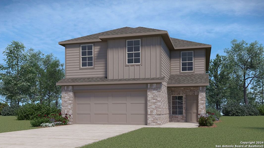 New construction Single-Family house 4623 Stephanie Creek, San Antonio, TX 78223 Kate - photo