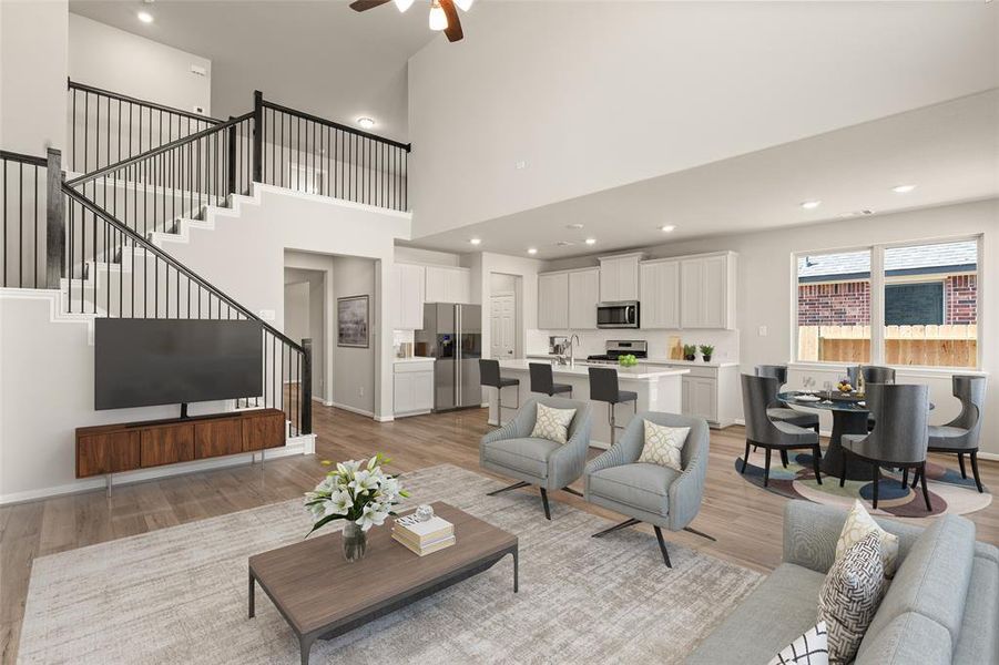 This home boasts a spacious open concept layout that combines the best of modern design and comfort for everyday living.