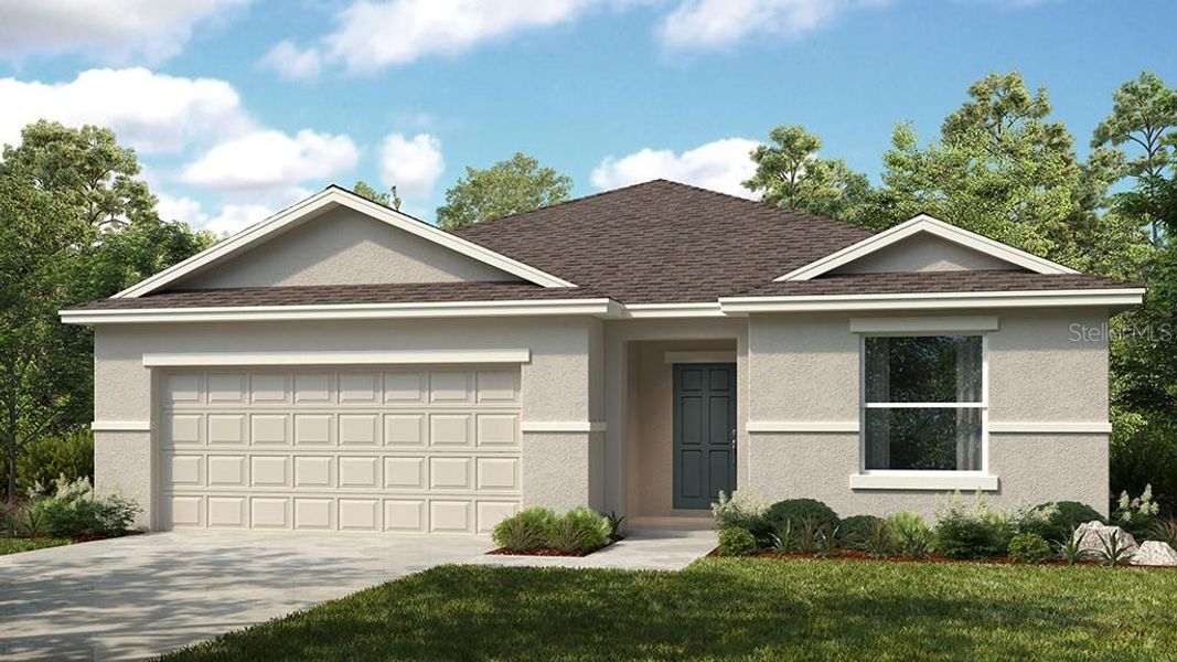 New construction Single-Family house 1377 Levy Bend Drive, Kissimmee, FL 34744 Cypress- photo
