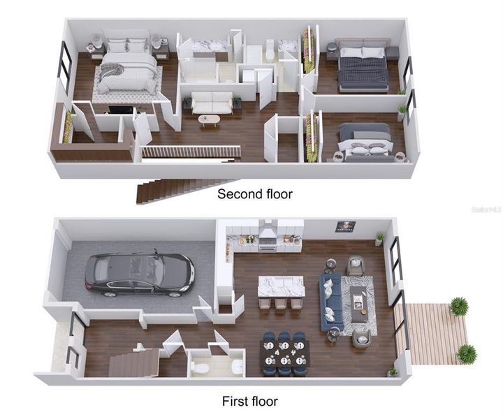Sample Sable 3-D Floor Plan