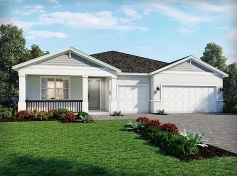 New construction Single-Family house 5720 Hampton Park Circle, Vero Beach, FL 32968 Coral- photo