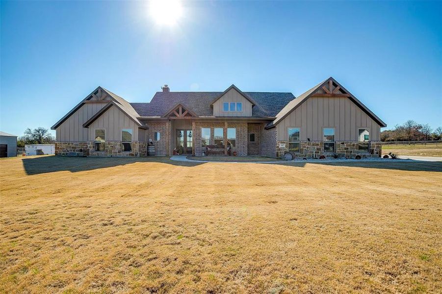 New construction Single-Family house 2017 Antler Loop, Poolville, TX 76487 - photo